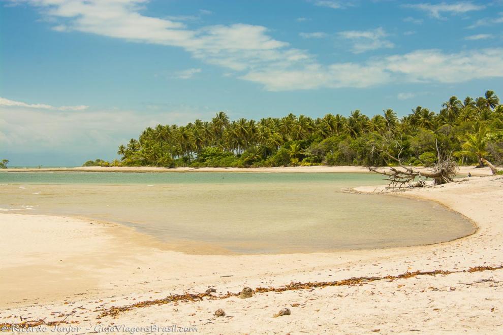 Imagem da piscina natural da Praia da Ponta dos Castelhanos.